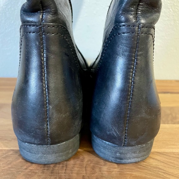 Børn Tall Black Leather Riding Boots Studded Equestrian Size 11 - Picture 7 of 16